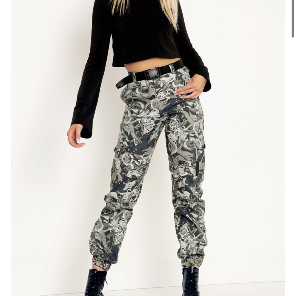 Blackmilk EEVEE EVOLUTION CAMO CARGO PANTS